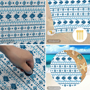 Telo Mare Personalizzato in Microfibra Impermeabile Anti-Sabbia Traspirante Asciugatura Rapida Design Moderno Facile da Riporre Morbido e Confortevole - Product Image 4