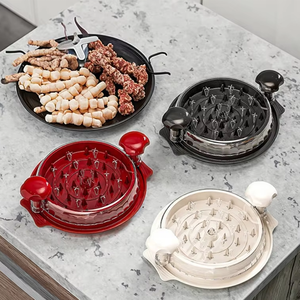 แผ่นรองฐานแบบใสมีฝาปิดกันลื่นที่บด<span class=keywords><strong>อกไก่</strong></span>เครื่องมือบิดสำหรับหั่นเนื้อไก่ออกใหม่ - Product Image 1