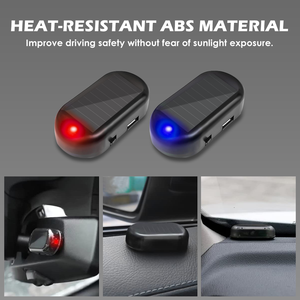 Phổ xe dẫn ánh sáng Hệ thống an ninh mô phỏng cảnh báo ánh sáng chống trộm đèn flash nhấp nháy thận trọng ánh sáng xe báo động năng lượng mặt trời - Product Image 3