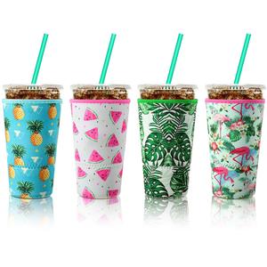 Reusable Iced Coffee Sleeve <b>Cup</b> Insulator Neoprene Insulated Sleeves Drink Sleeve Holder for <b>Cold</b> Drinks Beverages and Holder - Product Image 6