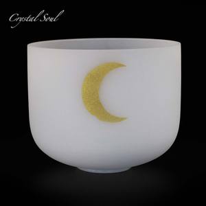 Personalizzazione dell'anima di cristallo di 7 colori Chakra dello strumento musicale della ciotola del suono al quarzo smerigliato - Product Image 3