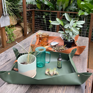 Alfombrilla de cuero para macetas, alfombrillas para plantar <span class=keywords><strong>y</strong></span> trasplantar en el jardín, alfombrilla para trasplantar <span class=keywords><strong>plantas</strong></span> de interior, almohadilla impermeable para cambiar <span class=keywords><strong>plantas</strong></span> - Product Image 4