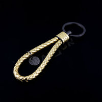 Porte-clés boule en cuir personnalisé, vente en gros, pour la publicité de bijoux