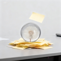 Pissenlit séché naturel résine artisanat créatif maison décoration intérieure cadeau commémoratif personnalisé pour bureau d'étude