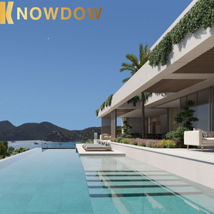 KNOWDOW Renderizado 3D CAD Interior/Diseño de arquitectura Villa de lujo Playa Solución gráfica moderna griega Animación/Video Demo - Product Image 6