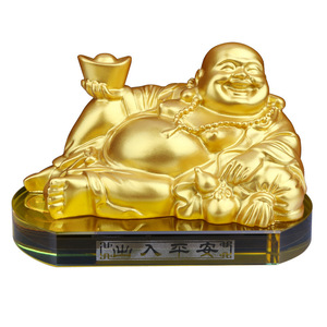 Maitreya Buddha <b>Car</b> Perfume Gold Plated 5-10ml Seating <b>Fragrance</b> <b>Diffuser</b> Auto Accessory - Product Image 5