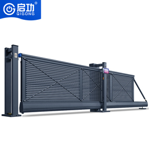 Porte coulissante cantilever en aluminium intelligente et moderne à commande à distance automatique QiGong pour usage hôtelier - <span class=keywords><strong>Prix</strong></span> départ usine - Product Image 1