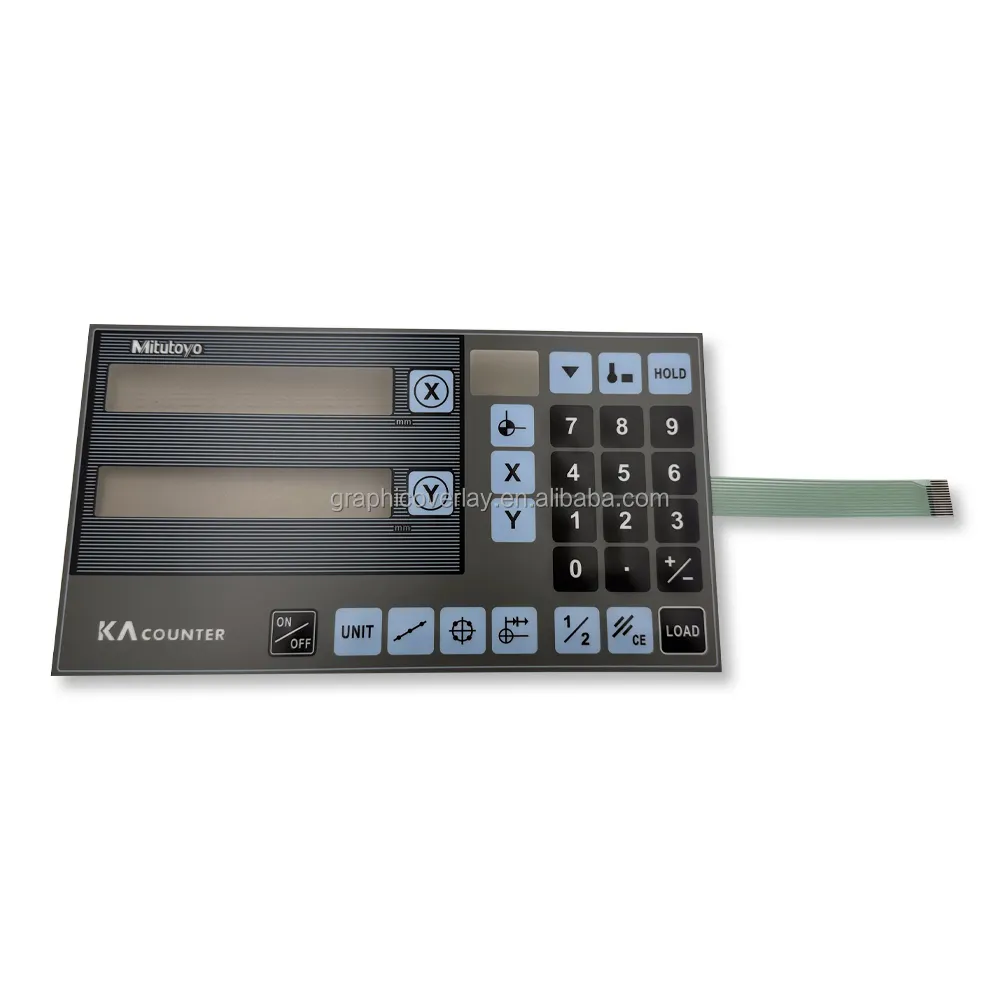 Sıcak satış fiyat membran anahtarları tuş paneli serigrafi baskı kabartmalı membran anahtarı klavye