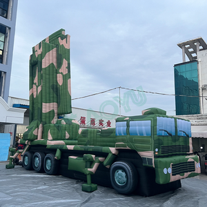 AOYU-Señuelo inflable gigante personalizado para publicidad exterior, réplica de tanque, accesorios de camuflaje, cañón, modelo de coche - Product Image 1