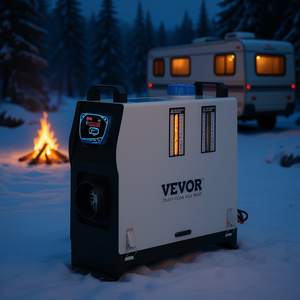 Chauffage de parking diesel tout-en-un 8KW avec interrupteur LCD rouge télécommande chauffage rapide pour voiture RV camion bateau camping-cars - Product Image 2