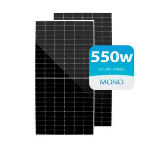 Factory Bulk Price 550watts 560W Half Cell Perc Monocrystalline Silicon Photovoltaic Solar Panel