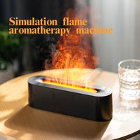 Nouveau diffuseur d'arôme de flamme colorée de 150ml pour la maison, humidificateur de flamme de simulation, diffuseur d'arôme de feu d'huile essentielle
