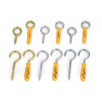 Vis à crochet en acier inoxydable, acier au carbone, zingué blanc, M6 à M12, CLASSE 4, pour portail de ferme et suspension de cordes de clôture