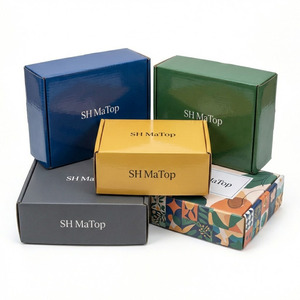 Boîte <span class=keywords><strong>d</strong></span>'expédition en carton ondulé coloré personnalisée, couleur Pantone, carton <span class=keywords><strong>d</strong></span>'expédition sur mesure - Product Image 2