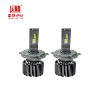 Projecteur super lumineux lentille de phare LED Mini H7 H4 LED ampoules de phare Laser Bi voiture lentille de projecteur LED