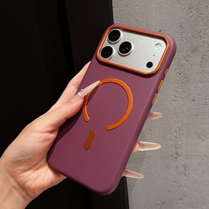 Wholesale Matte Magnetic Cell Phone <b>Case</b> for iPhone 17 14 15 16 Pro Max <b>Wireless</b> <b>Charging</b> Shockproof Protective Back Cover - Product Image 4