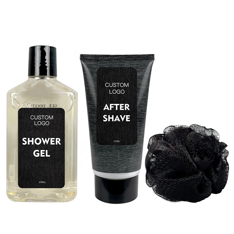 OEM частная торговая марка, индивидуальный банный набор для ухода за кожей тела для мужчин