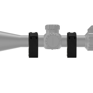 Anneaux de montage pour lunette BANGBANG en aluminium de 30 mm avec hauteur centrale de 1,26 po pour montage sur rail de 20 mm (noir) - Product Image 6