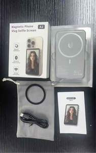 Projecteur de téléphone portable A2, connexion en un clic, selfie magnétique, vlog, télécommande sans fil, dispositif de projection en silicone et métal - Product Image 6