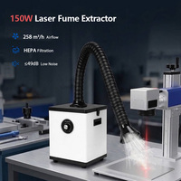 Mini four de polymérisation DTF avec extracteur de fumée 150W, purificateur de fumée pour mini imprimante 3D, machine laser de bureau, purificateur d'air avec filtre HEPA
