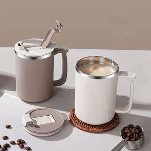 Mug publicitaire créatif en acier inoxydable 420 ml avec logo personnalisé, infuseur à thé intégré, idéal pour café, lait et cadeaux de fête - Product Image 1