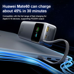 130w gan בנק כוח 20000mah tft תצוגה דיגיטלית מטען נייד נייד - Product Image 6