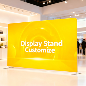 Fondo Portátil Personalizado Ligero con Tubo de Aluminio, Tela Tensada, Pared Reforzada, Soporte de Doble Cara, Panel Recto para Promoción - Product Image 4