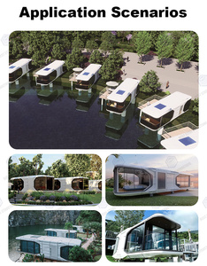 Casa Prefabbricata di Lusso Moderna Cinese da 10m, Tiny House a Forma di Mela, Capsula Spaziale Modulare di Lusso - Product Image 3