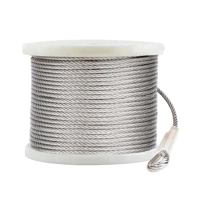 1/4" 5/16" 3/8" 7X7/7X19 Steel Wire Rope Galvanized Aircraft Cable