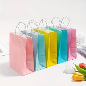 Wholesale Fast Shipping Customized Eco-Friendly Kraft <b>Paper</b> <b>Bags</b> with Screen Printing Durable & Recyclable <b>Gift</b> Packaging - Product Image 5