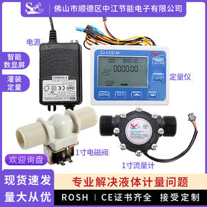 Débitmètre numérique intelligent industriel de 1 pouce pour eaux usées, capteur de débit d'eau à effet Hall personnalisable, quantitatif - Product Image 6