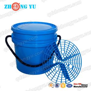 Nouveau seau de filet de pêche en plastique de 3.5 gallons multi-usages PP conteneur d'appâts de poisson vivant pour les soins de nettoyage de bateau de <span class=keywords><strong>Camping</strong></span> en plein air - Product Image 2