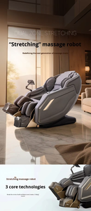 Fabrikpreis Elektrischer Ganzkörper-Massagesessel mit Luftkissen, Zero Gravity, SL-Track, 3D 4D Fußraum, Luxus-Massagesessel mit individueller Beinmassage - Product Image 5