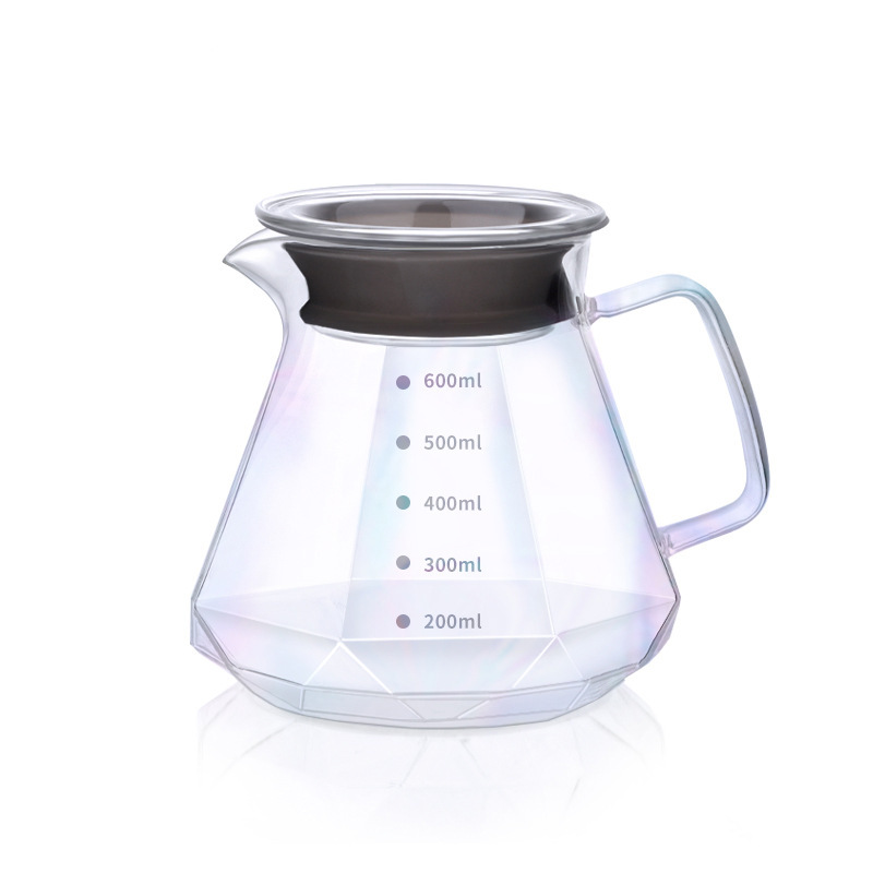 600ml Color Arcoíris [Vidrio de Borosilicato Alto]