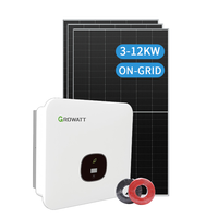 Système de Chauffe-Eau Solaire pour Toit, Garantie 10 Ans, Panneaux Solaires 3-12kW, Système Solaire Tout-en-Un 50kW 10kW Connecté au Réseau / Hors Réseau
