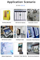 1 télécommande industrielle, écran LCD de contrôle industriel personnalisé de 13 pouces, profil en aluminium, ordinateur de bureau tout-en-un
