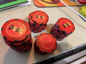 Jetons de <span class=keywords><strong>poker</strong></span> en argile multicolores inspirés de Fallout New Vegas, fabriqués en Chine, OEM ODM - Product Image 3