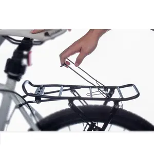 고품질 알루미늄 합금 자전거 수화물 운반대 선반 보편적인 유형 산악 자전거와 도로 자전거 후방 자전거 선반