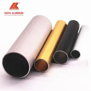 Tubi cavi rotondi in alluminio di alta qualità 6063 tubi in alluminio verniciato a polvere 6061