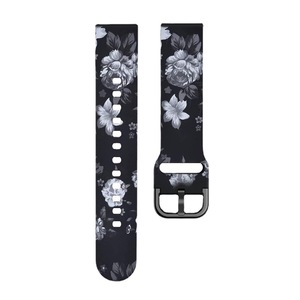 Pour <span class=keywords><strong>Fitbit</strong></span> <span class=keywords><strong>Versa</strong></span> 2/<span class=keywords><strong>Lite</strong></span> Bracelet en silicone imprimé avec boucle colorée, bande imprimée <span class=keywords><strong>Versa</strong></span> - Product Image 3