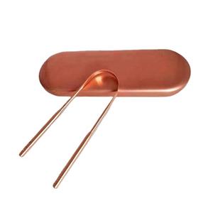 Raschietto per lingua riutilizzabile in oro rosa per l'igiene orale - Product Image 3