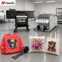 Printer DTF Versi Premium Industri 60cm Enam Kepala I3200  Hot Stamping Webbing dan Dilengkapi Basis Besar