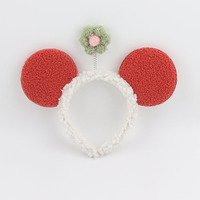 Bande de cheveux d'oreille de fleur de dessin animé Mickey Style coréen nouveau nœud chapeaux bandeau d'oreille d'ours-en Stock pour la scène Performance porter