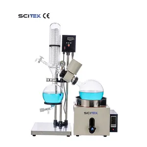 SCITEK evaporator vakum putar 0 ~ 120 rpm sistem evaporator putar untuk laboratorium