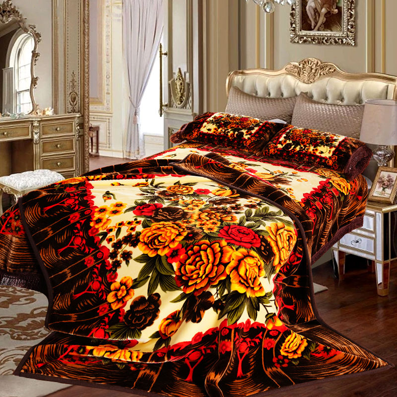 Duvet Hotel Elements Blanket 4pcs Blanket Set Super Soft Korean