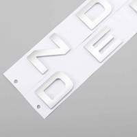 Autocollants 3D en lettres ABS pour le coffre arrière, le capot avant, le capot de voiture, pour Land Rover DEFENDER, accessoires d'emblème Defender