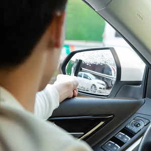 Car Telescopic Rearview <b>Mirror</b> Squeegee Portable Rainy Glass Window <b>Handheld</b> Wiper Car Side <b>Mirror</b> Cleaning Tool - Product Image 4