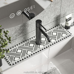 Tappetino da Bagno Personalizzato in PU ad Asciugatura Rapida, Assorbente, Antiscivolo e Lavabile, Protezione Antispruzzo per Lavello di Cucina, Lavanderia e Bagno - Product Image 4