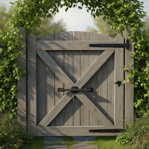 Rustic Heavy Duty Carbon Steel Barn <b>Door</b> <b>Handle</b> For Garden Gate <b>Pull</b> <b>Handle</b> - Product Image 2