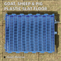 Plancher en plastique polypropylène à lattes, facile à nettoyer, pour élevages de porcs, de chèvres et de moutons